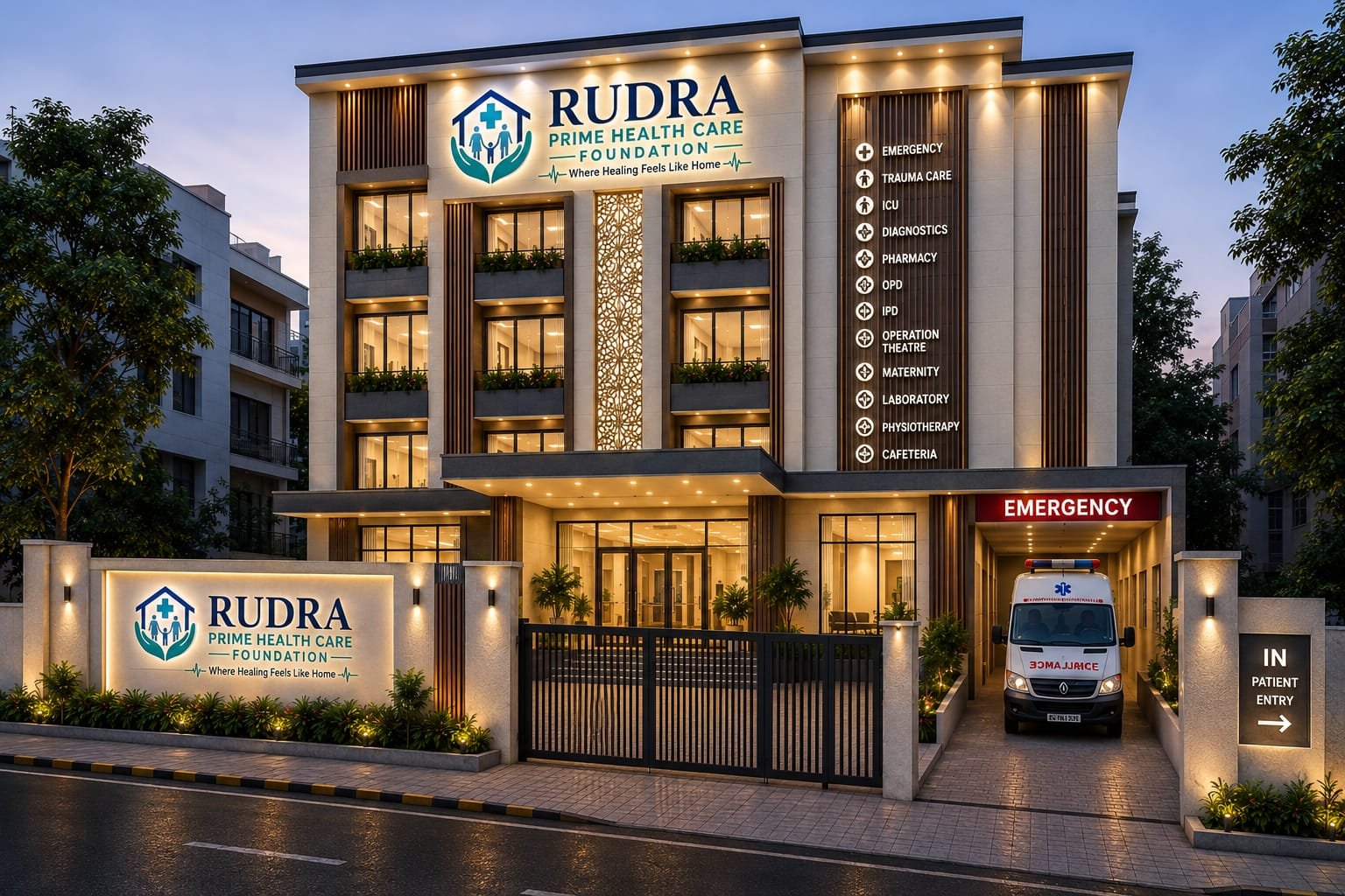 RUDRA PRIME HEALTHCARE FOUNDATION HOSPITAL BUILDING